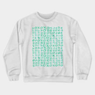 Xoxo valentine's day - aqua Crewneck Sweatshirt